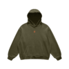 Oversized Heavyweight Cotton Hoodie - Olive Green