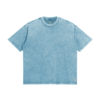 Oversized Heavyweight Cotton  Snow Wash T-Shirt