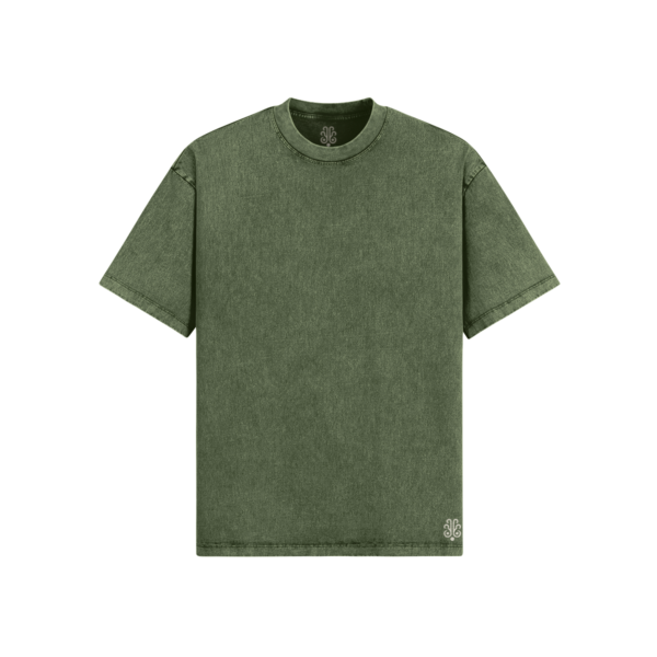 Oversized Tee — Snow Wash