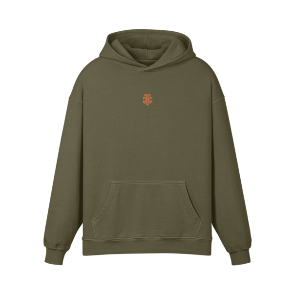 Oversized Hoodie GTHD-002 — Olive Green
