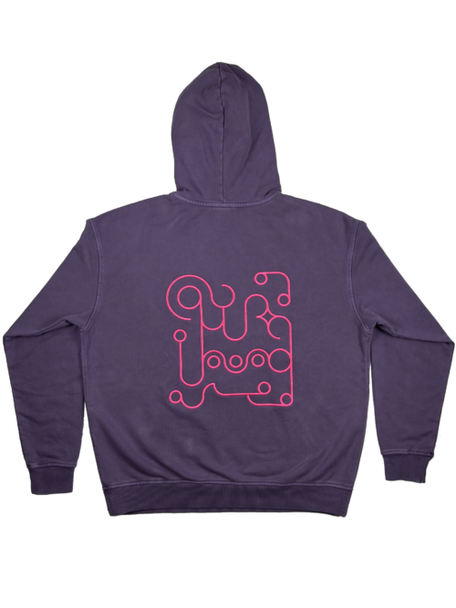 IMG_1163 Purple Haze Oversized Hoodie