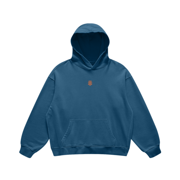 Kashmir Blue Oversized Hoodie